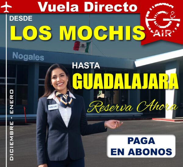 Los Mochis (LMM)  Guadalajara (GDL)